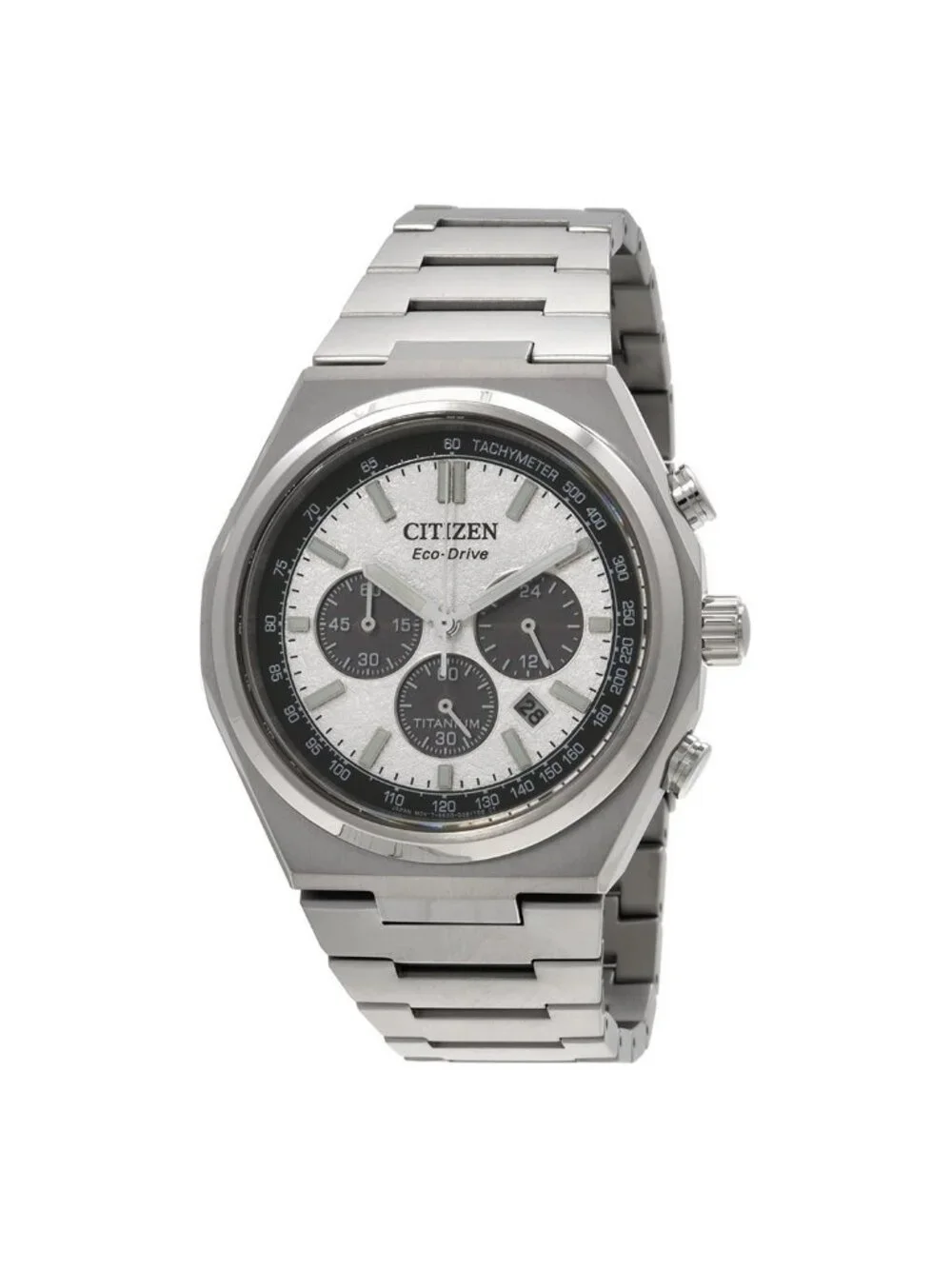NWT Citizen Zenshin Chrono Chronograph Silver Dial Men's Watch